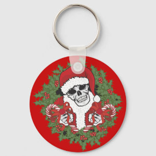 Llavero Calavera de Santa con Corona