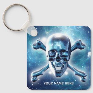 Llavero Calavera espacial. Personalizado