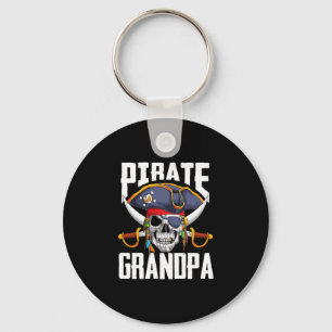 Llavero Calavera familiar pirata abuelo jolly roger huesos