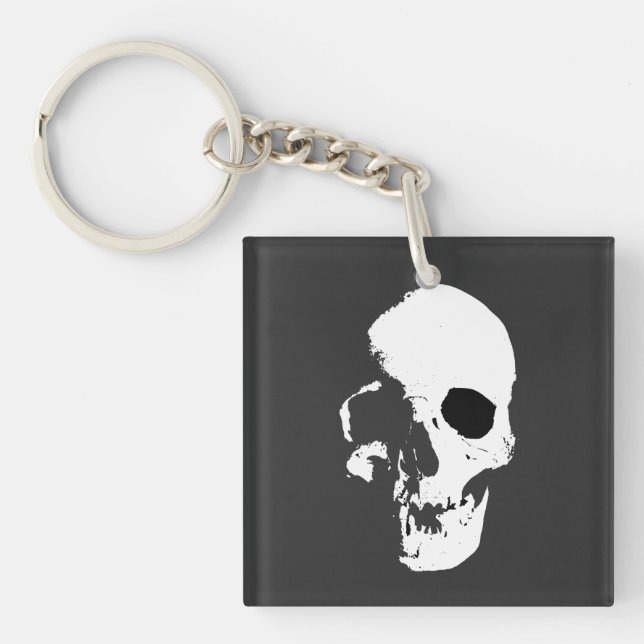 Llavero Calavera, humano, cabeza (Frente)