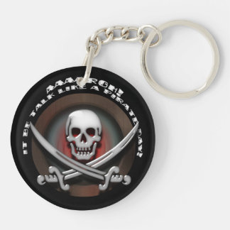 Llavero Calavera pirata y espadas cruzadas - TLAPD