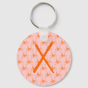 Llavero Calavera vintage y cruces