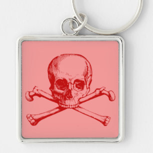 Llavero Calavera vintage y cruces