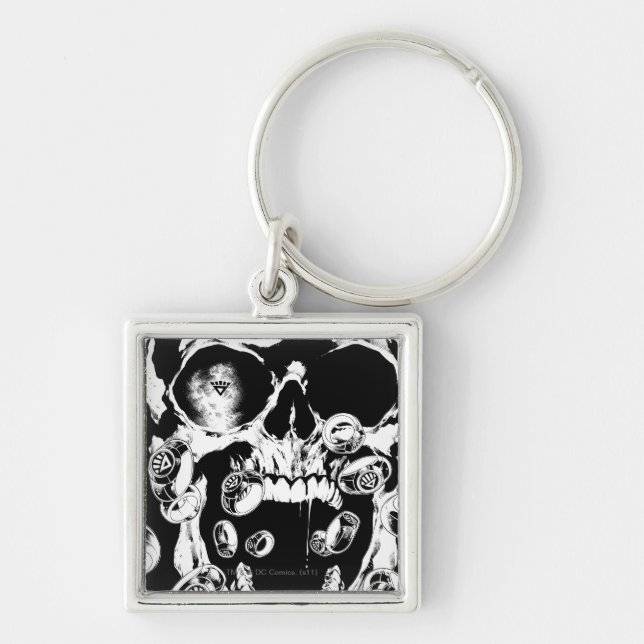 Llavero Calavera y anillos (Frente)