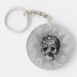 Llavero Calavera y estrellas I