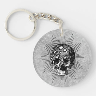 Llavero Calavera y estrellas I