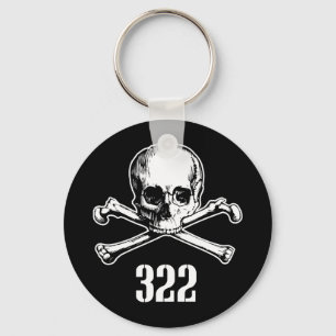 Llavero Calavera y huesos 322