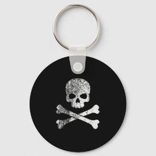 Llavero Calavera y huesos cruzados esqueleto pirata jolly