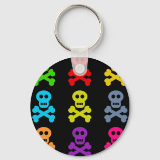 Llavero Calaveras coloridas