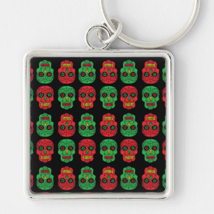Llavero Calaveras de azúcar de Navidad