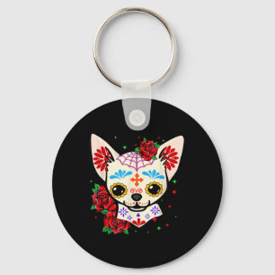 Llavero Calaveras de Chihuahua Día de Muertos Perro de Azú