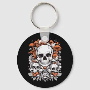 Llavero Calaveras de Whimsigoth y hongos Vintage Ae Botáni