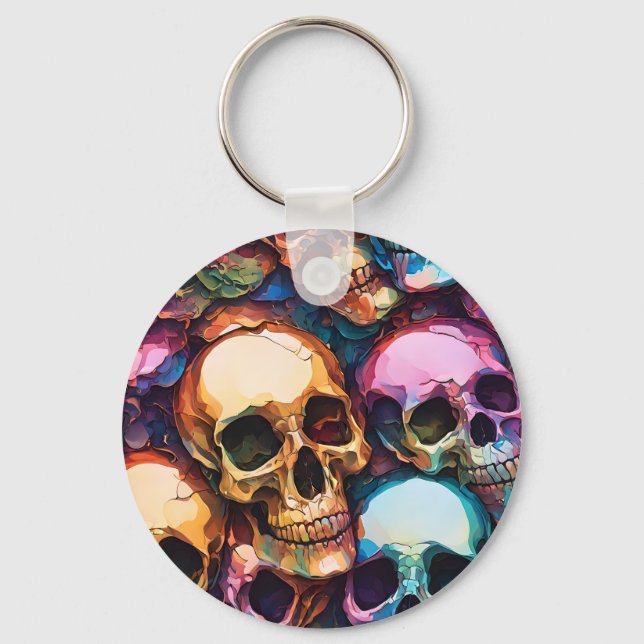 Llavero Calaveras Funky (Anverso)