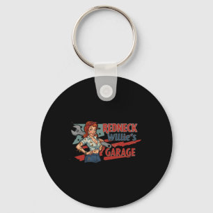 Llavero Calcomanía del garaje de Redneck Willie