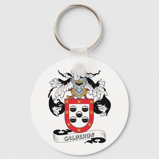 Llavero Calderon Family Crest (Anverso)