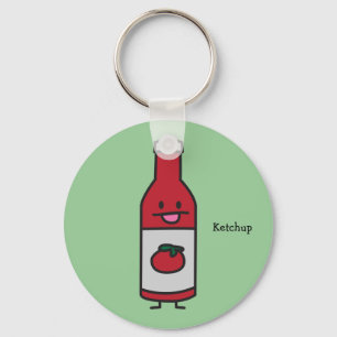Llavero Caldo de tomate en la botella de Ketchup Acondicio