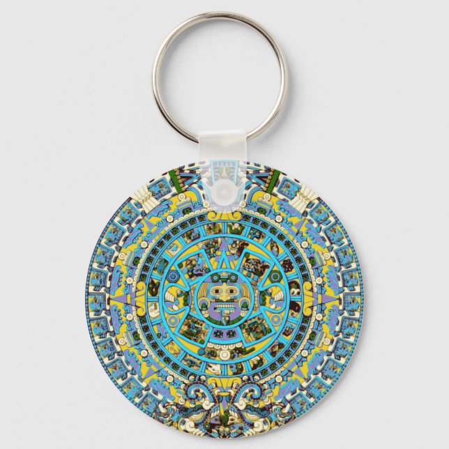 Llavero calendario maya (Anverso)