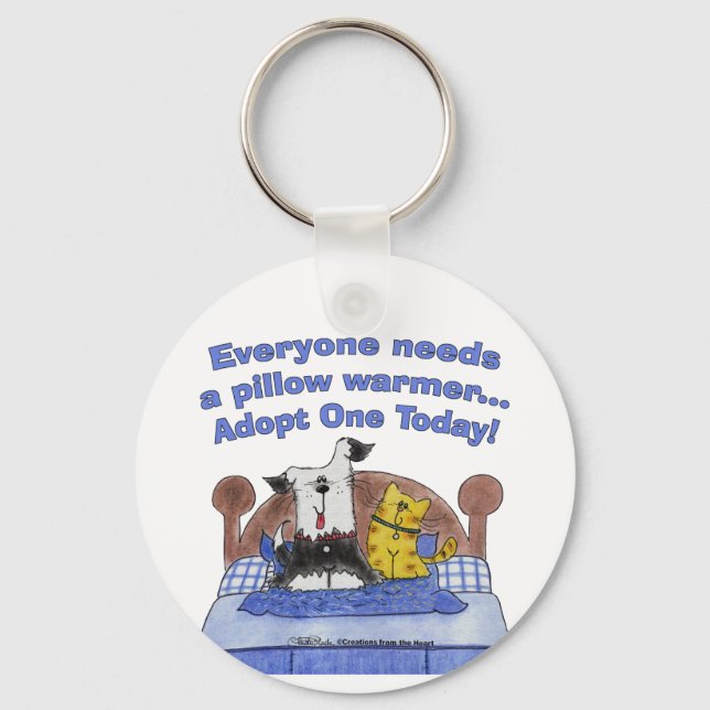 Llavero Calentadores de almohada (Anverso)