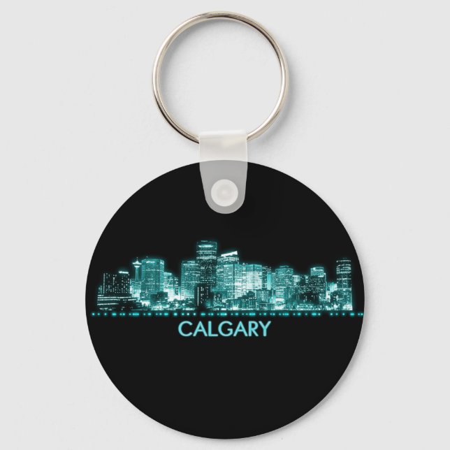 Llavero Calgary Skyline (Anverso)