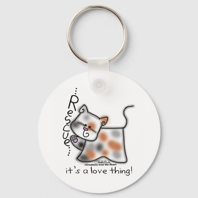 Llavero Calico RESCATE...¡es cosa de amor! (Anverso)