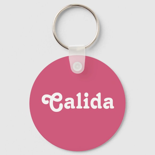Llavero Calida de la cadena de claves (Anverso)