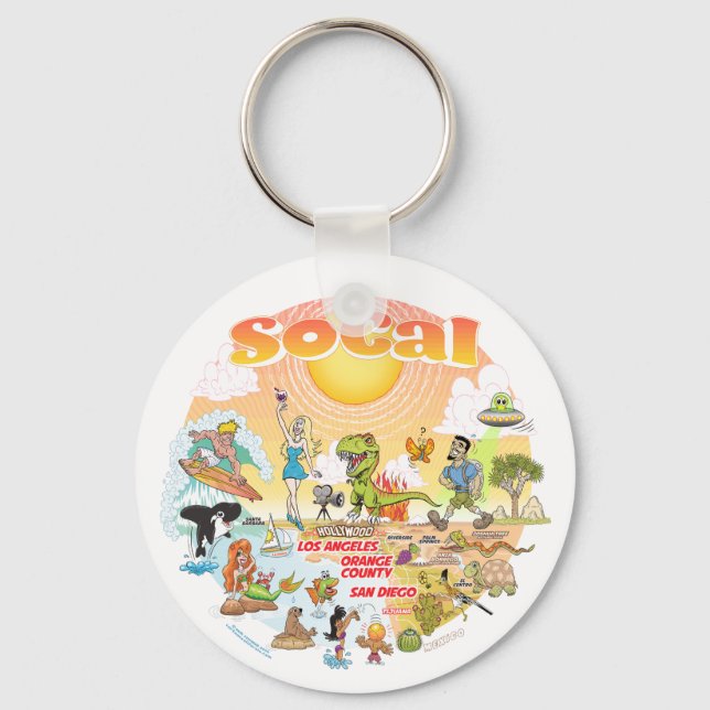 Llavero California Beach Life (Anverso)