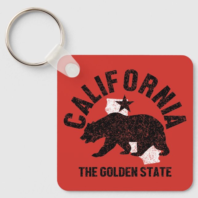 Llavero California de Vintage (Anverso)