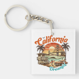Llavero California Dreamin’ - Puente costero, playa
