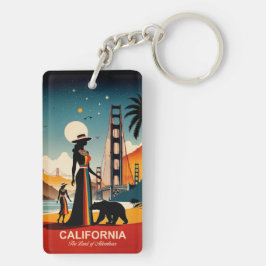 Llavero California: La tierra de las aventuras