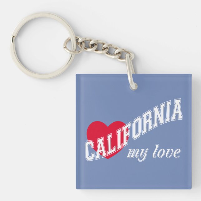 Llavero California mi amor (Frente)
