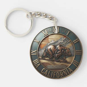 Llavero California Republic September 9 1850 Grizzly Bear