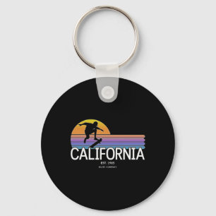 Llavero California Skate Company Retro Skater Atardecer 