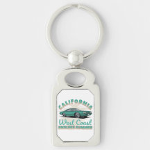 California West Coast Vintage Car Metal