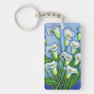 Llavero Calla Lily Dreaming Keychain por Lisa Lorenz