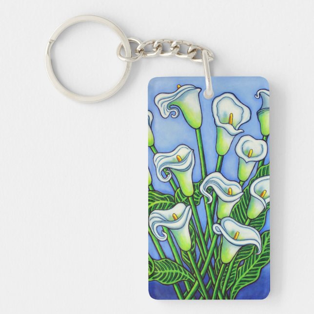 Llavero Calla Lily Dreaming Keychain por Lisa Lorenz (Frente)