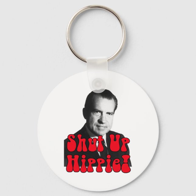 Llavero Cállate Hippie — Richard Nixon (Anverso)