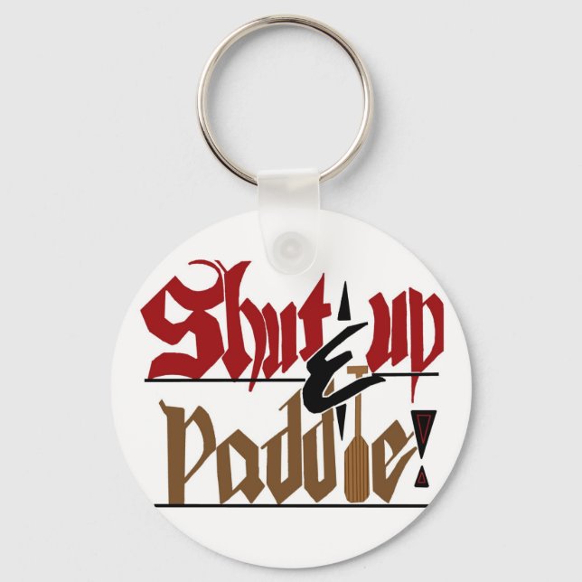 Llavero Cállate y remo (Anverso)