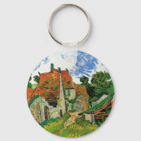 Calle del pueblo de Vincent van Gogh