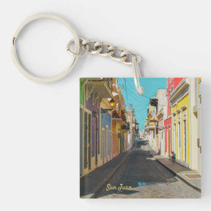Llavero Calle Empedrada de San Juan Antiguo Fotografía