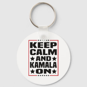 Llavero Calm And Kamala Sobre Kamala Harris 2024 Para Pres