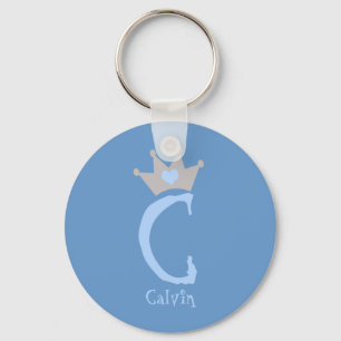 Llavero Calvin Heart Crown Keychain