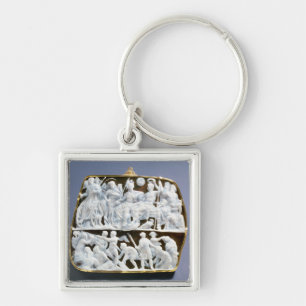 Llavero Camafeo romano del ónix, ANUNCIO del siglo I