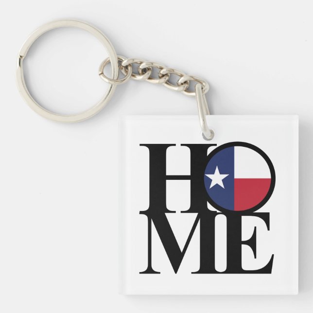 Llavero Cámara baja de Texas para Keychain de estrella sol (Frente)