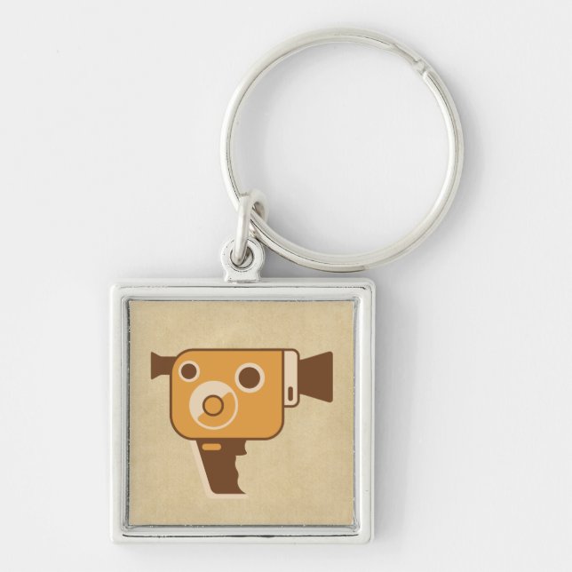 Llavero Cámara de vídeo de cineasta (Frente)