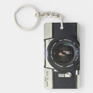 Llavero Cámara Minolta Vintage Keychain acrílico
