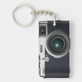 Llavero Cámara negra antigua