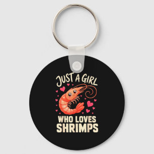 Llavero Camarones de chica mariscos cajún