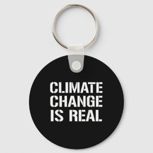 Llavero Cambio Climático Es Real Protección Climática Medi