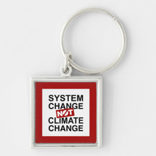 Llavero Cambio del sistema no cambio climático