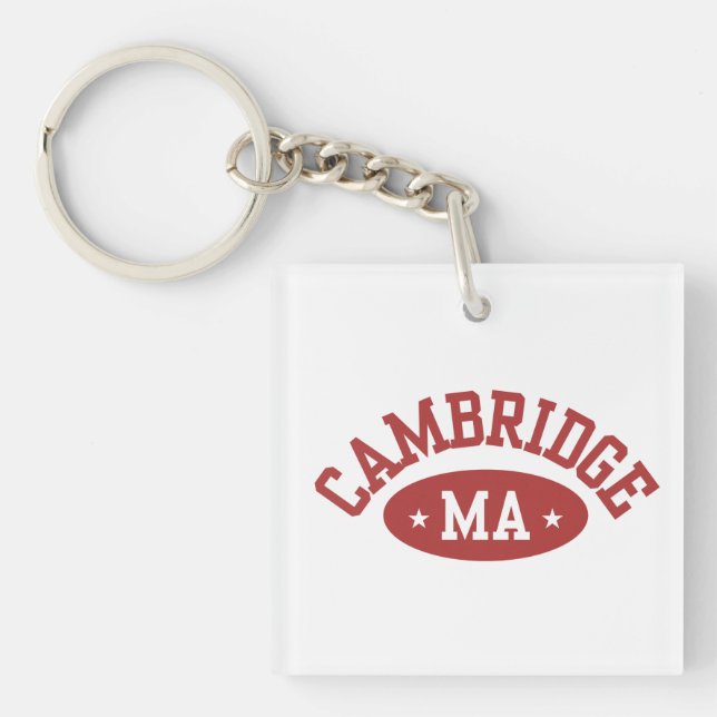 Llavero Cambridge Massachusetts Cute College Gift Keychain (Frente)